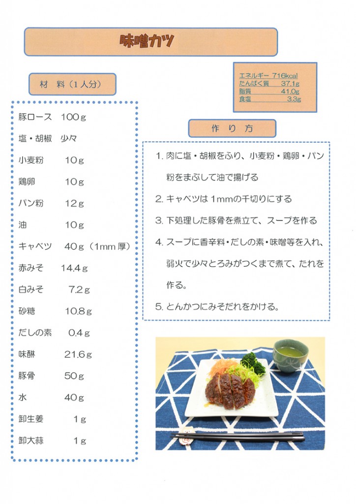 味噌カツレシピ